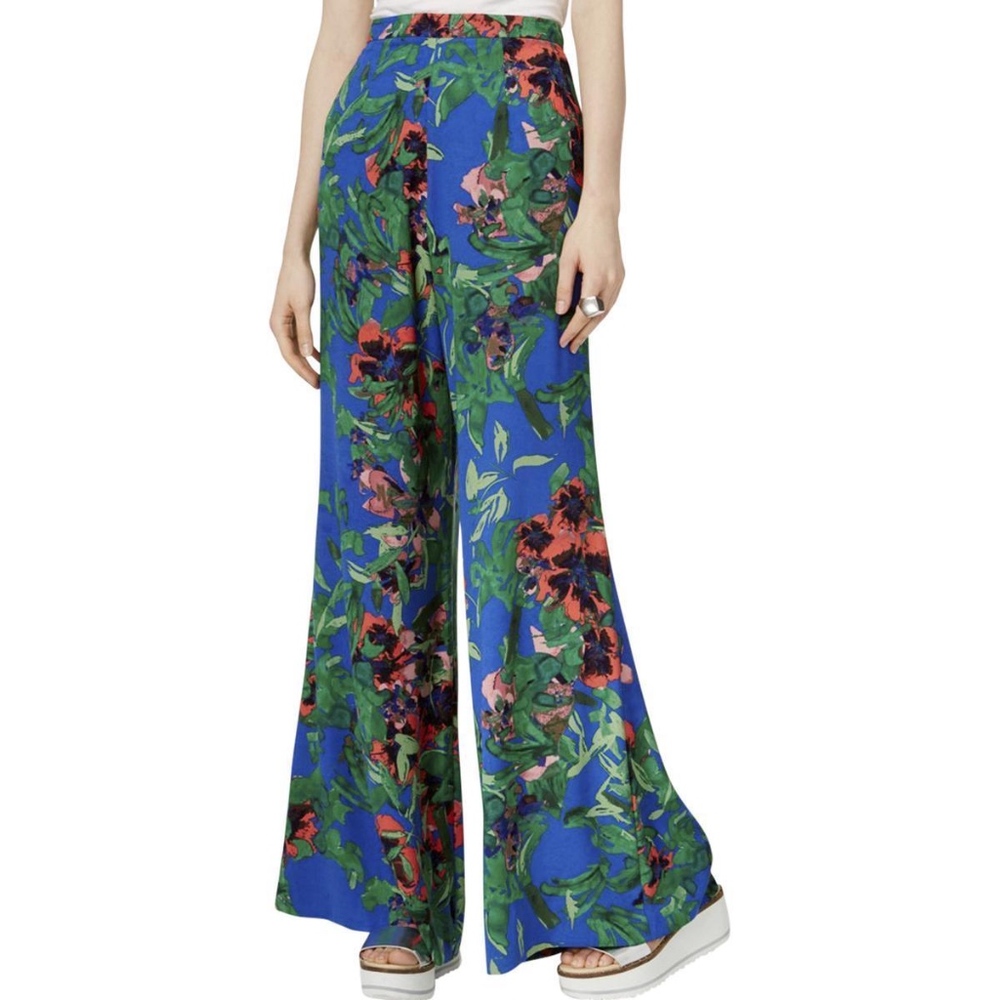 RACHEL Rachel Roy Printed Palazzo Pants Bright $99